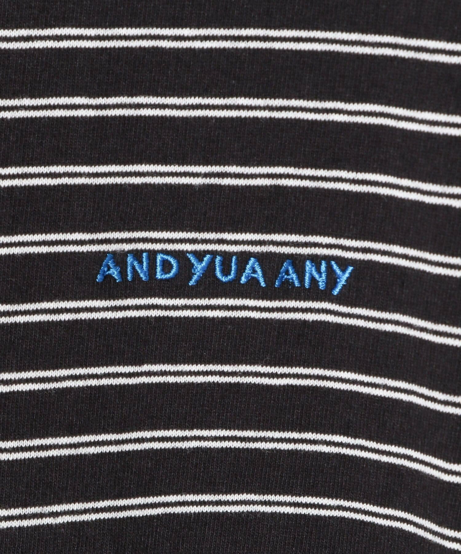 USAロゴ刺繍T半袖/AND YUA ANY/976553